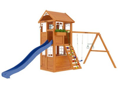 Детский деревянный домик Клубный домик Luxe