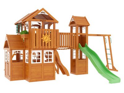 Детский деревянный домик Клубный домик Макси Luxe
