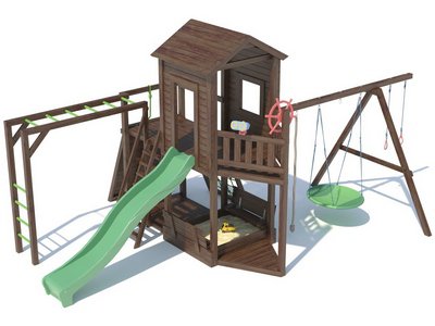 Детская площадка для дачи серия С2 модель 2