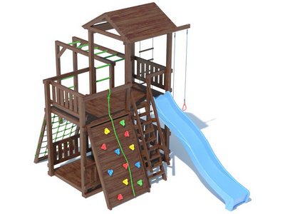 Детская площадка из дерева серия В1 модель 3