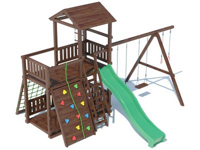 Детская площадка из дерева серия В4 модель 1