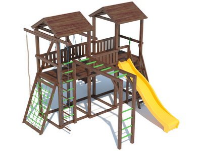 Детская площадка из дерева серия D1 модель 1