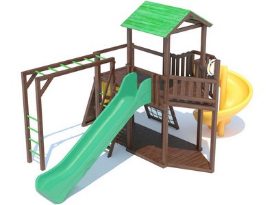 Детская площадка из дерева серия C модель 3